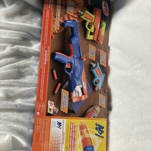 Nerf Blue and Orange Action Blaster Set